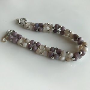 Hand beaded bracelet